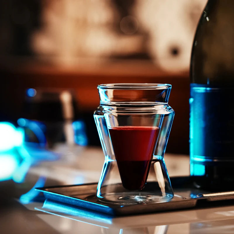 Copo de Vidro Tipo V Série DW Defumado 130ml MHW-3BOMBER