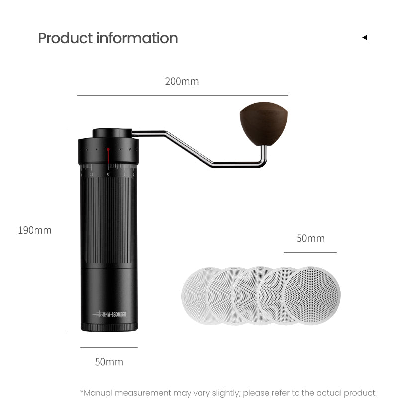 Moedor de Café Manual Blade R3 PRO MHW-3BOMBER