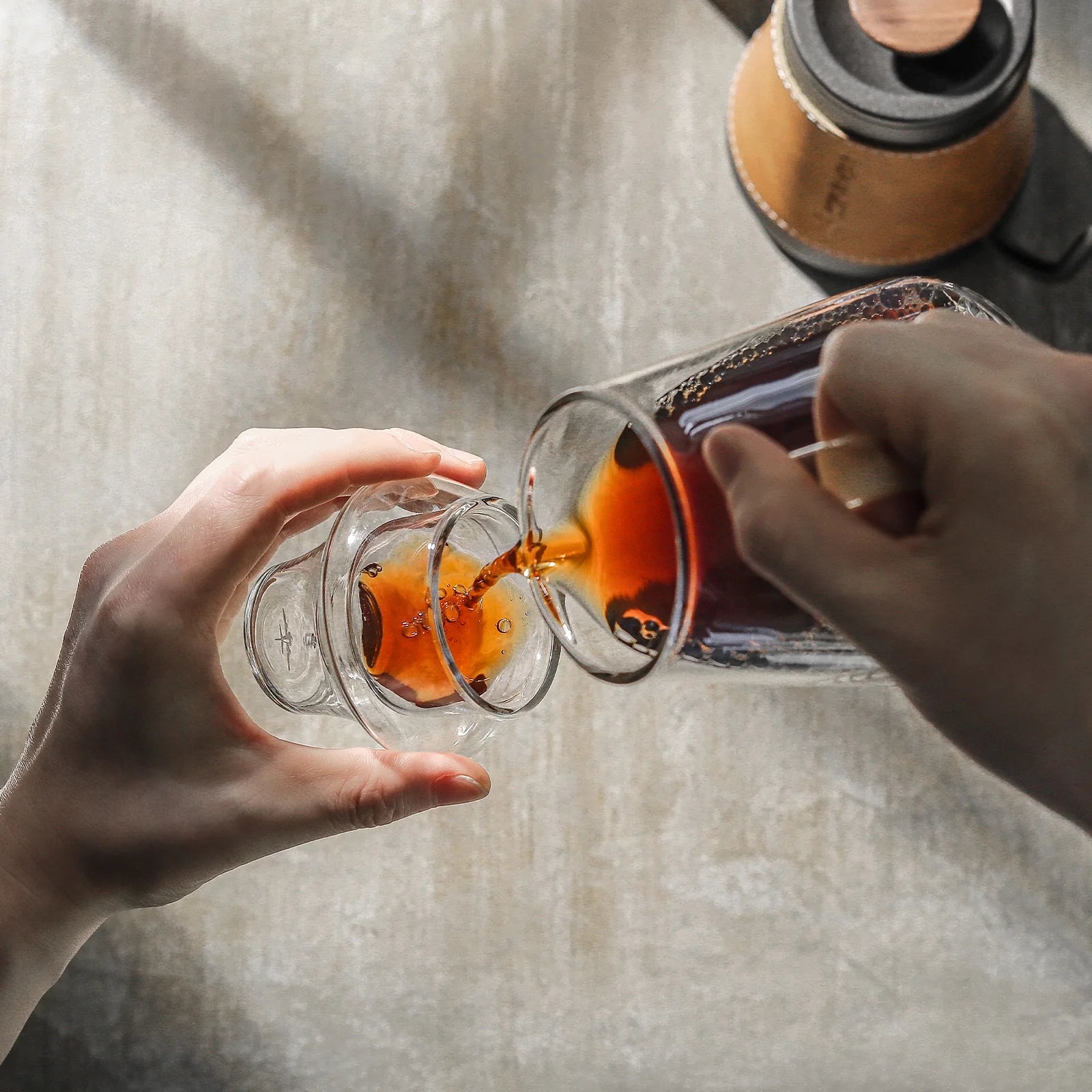 Copo de Vidro de Parede Dupla MHW-3BOMBER Nighten 60ml