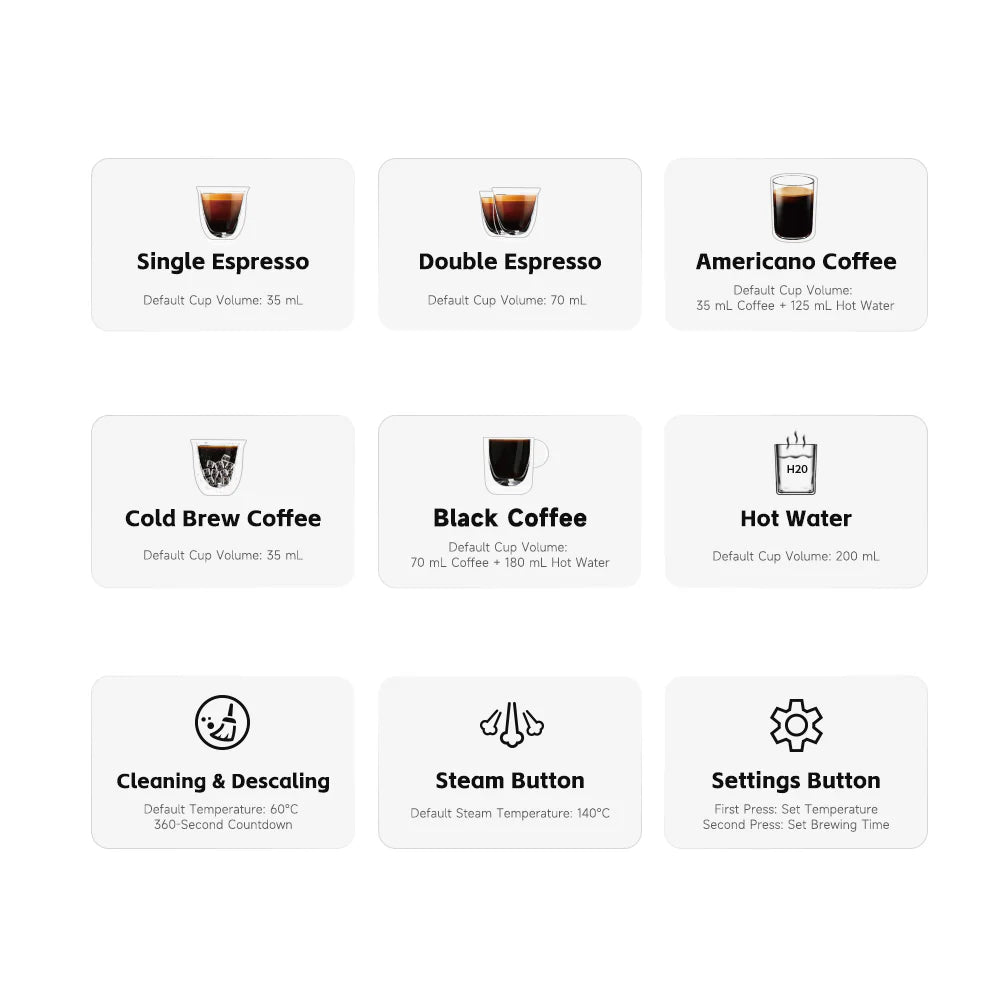 Cafeteira Expresso Profissional com Caldeira Dupla e Tela Touchscreen HiBREW H13