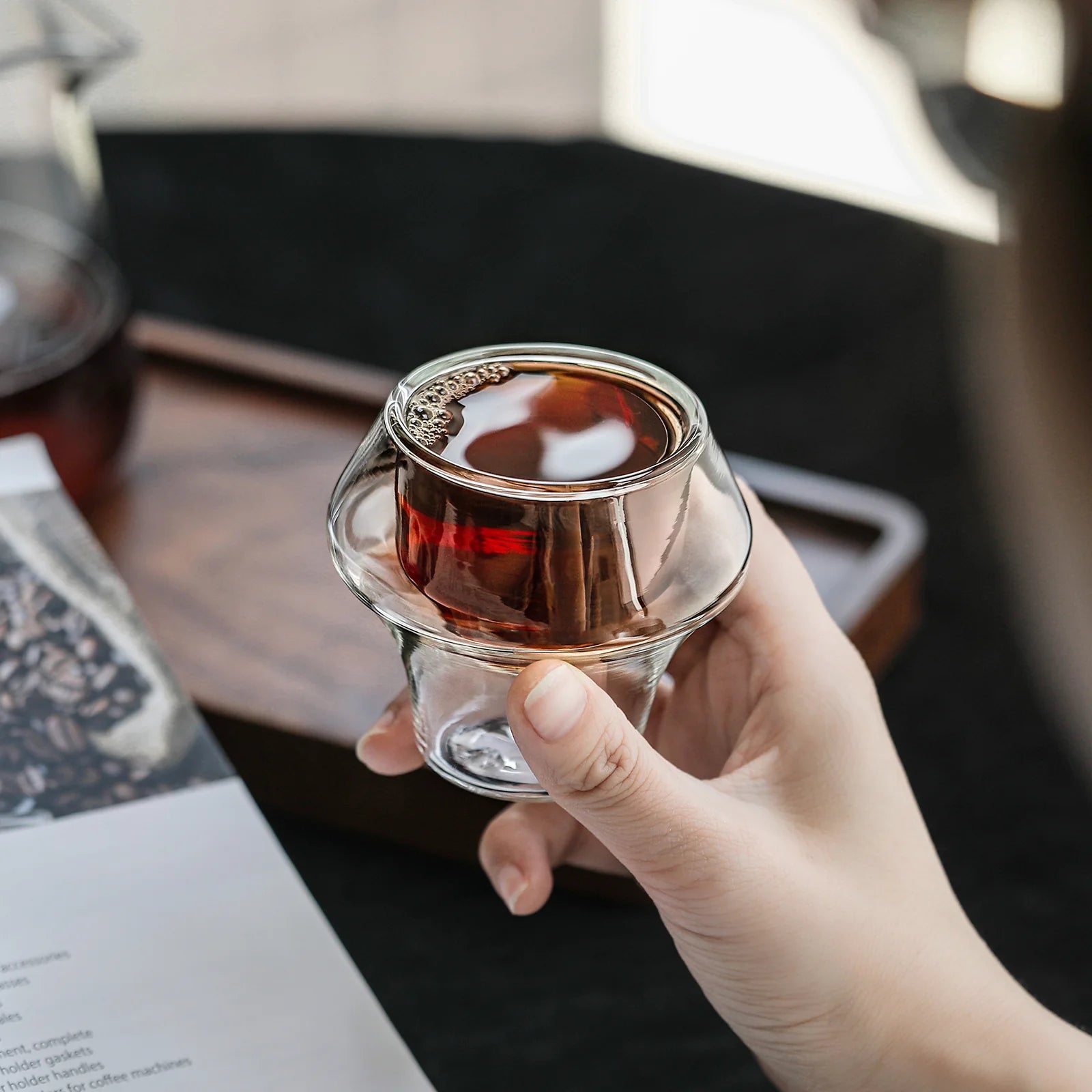 Copo de Vidro de Parede Dupla MHW-3BOMBER Nighten 60ml