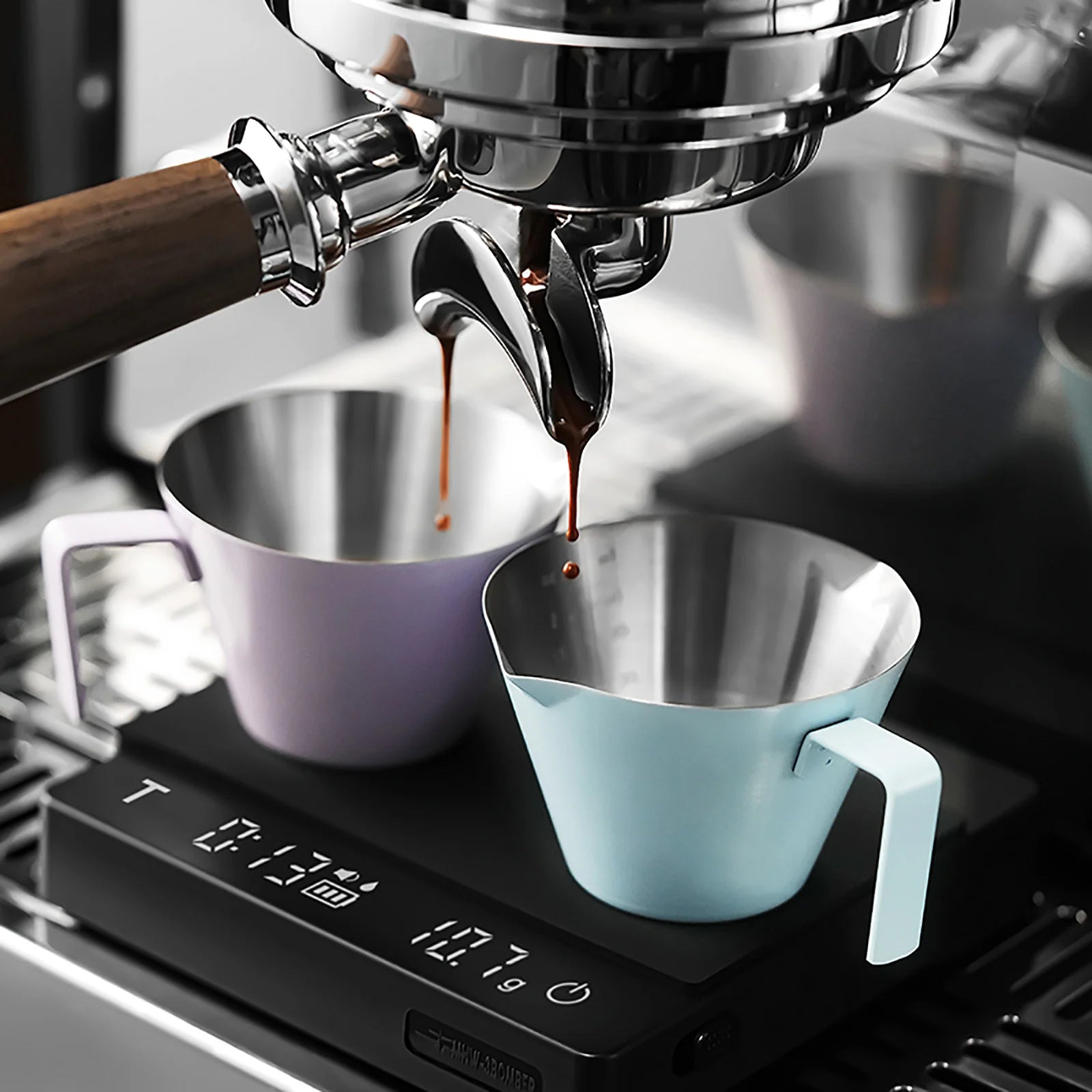 Copo medidor de espresso com duplo bico 110ml MHW-3BOMBER