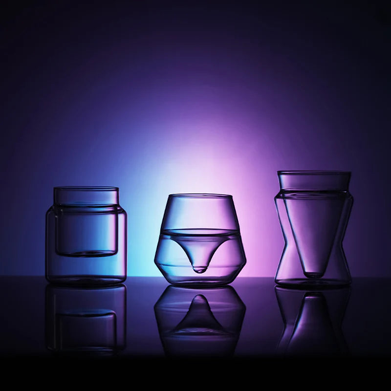 Copo de Vidro Tipo V Série DW Defumado 130ml MHW-3BOMBER