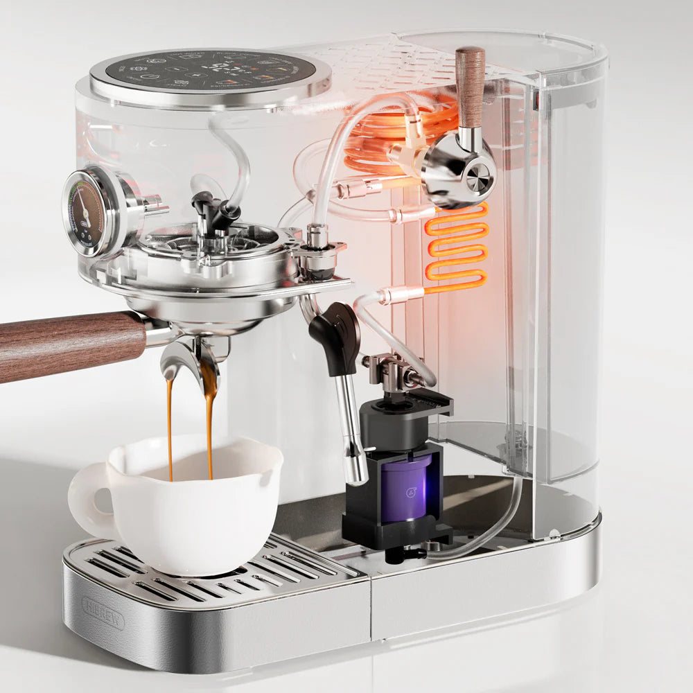 Cafeteira Expresso Profissional com Caldeira Dupla e Tela Touchscreen HiBREW H13