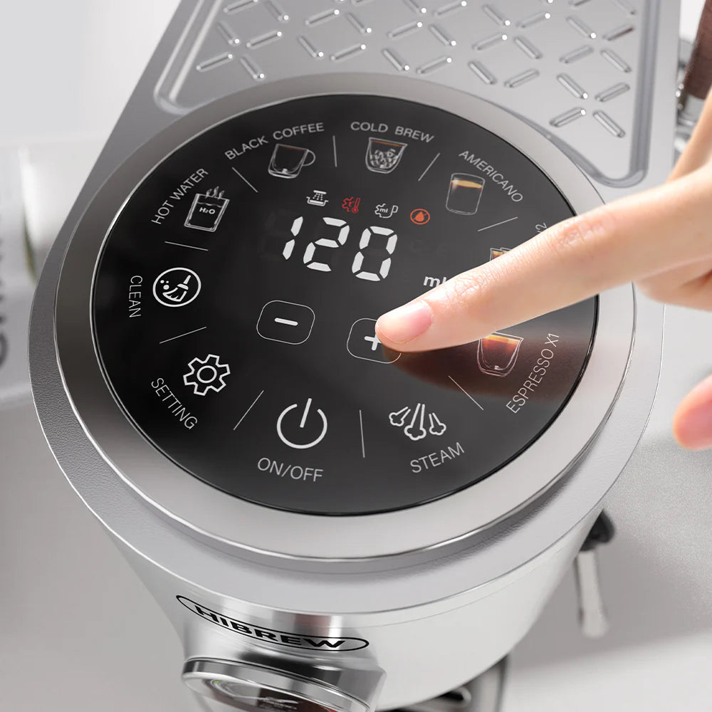 Cafeteira Expresso Profissional com Caldeira Dupla e Tela Touchscreen HiBREW H13